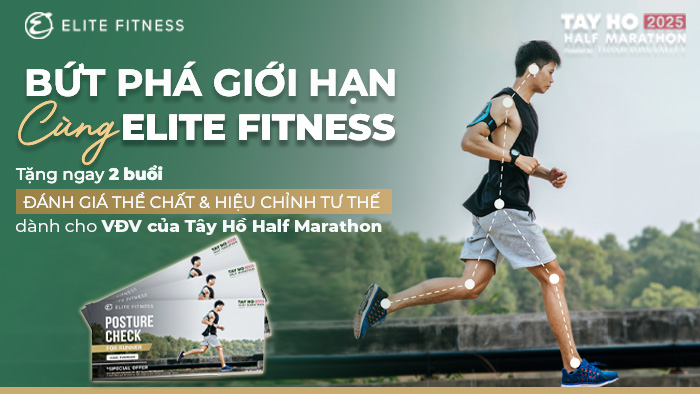 Elite Fitness ghi dấu 5 năm sát cánh cùng Tay Ho Half Marathon với vai trò nhà tài trợ đồng hành