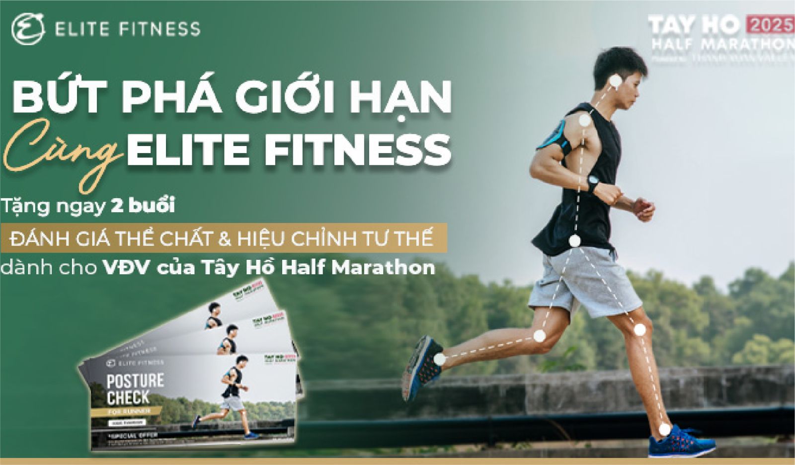 Elite Fitness ghi dấu 5 năm sát cánh cùng Tay Ho Half Marathon với vai trò nhà tài trợ đồng hành