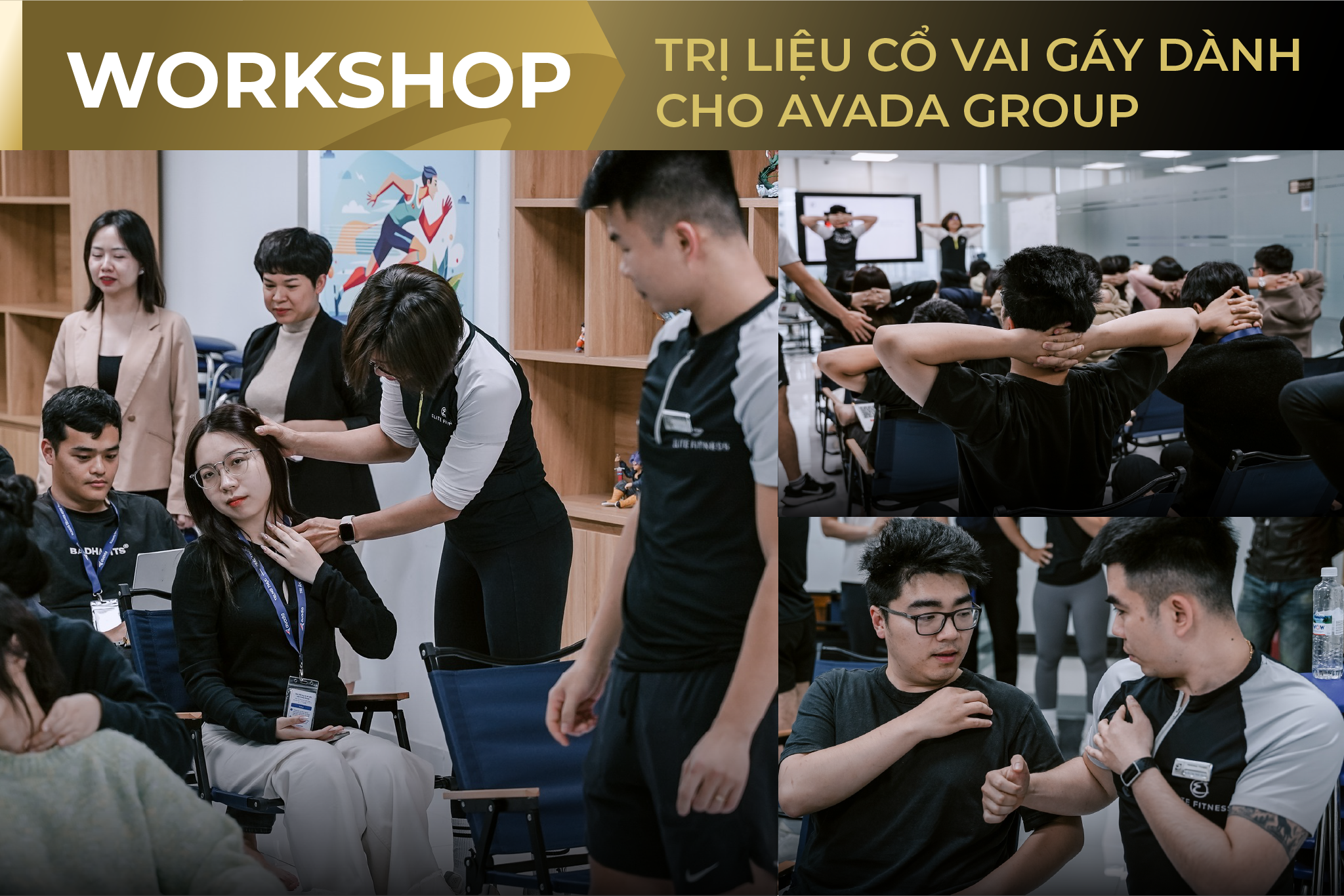 WORKSHOP TRỊ LIỆU CỔ VAI GÁY DÀNH CHO AVADA GROUP