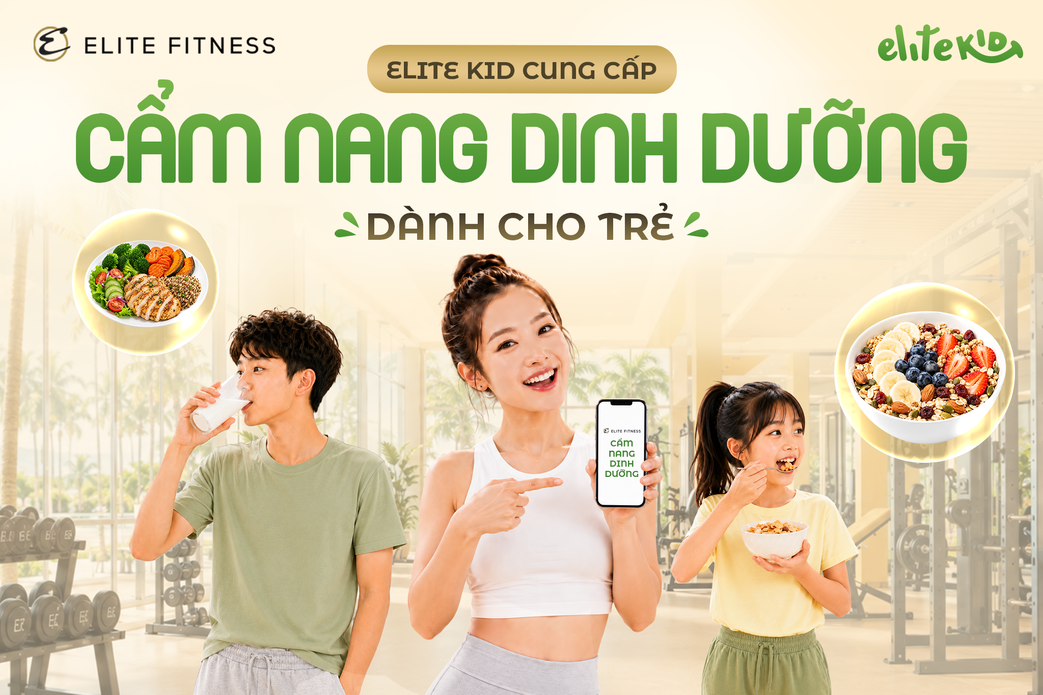 TẬP LUYỆN PHỐI HỢP DINH DƯỠNG ĐÚNG CÁCH – “CHÌA KHÓA VÀNG” CHO SỰ PHÁT TRIỂN CỦA TRẺ