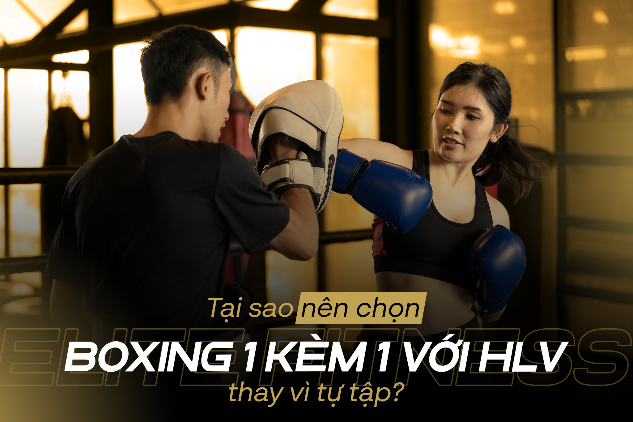 TẠI SAO BẠN LÊN LỰA CHỌN TẬP BOXING 1:1 VỚI PT THAY VÌ TỰ TẬP?