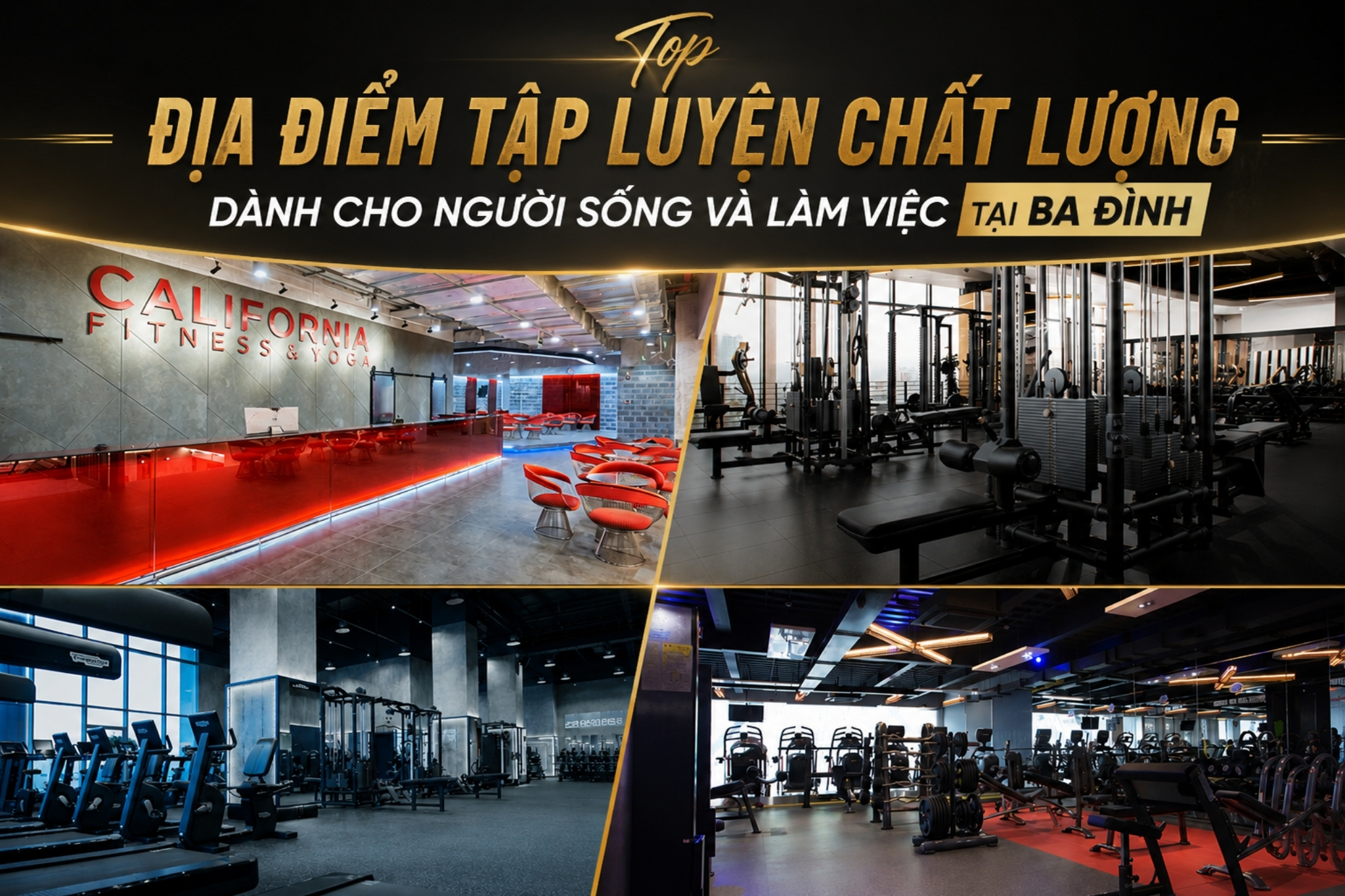 TOP ĐỊA ĐIỂM TẬP LUYỆN CHẤT LƯỢNG DÀNH CHO NGƯỜI SỐNG VÀ LÀM VIỆC TẠI BA ĐÌNH