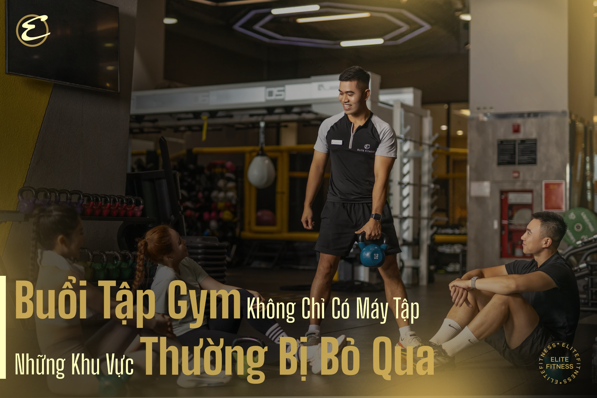 Các khu vực trong phòng gym thường bị bỏ qua