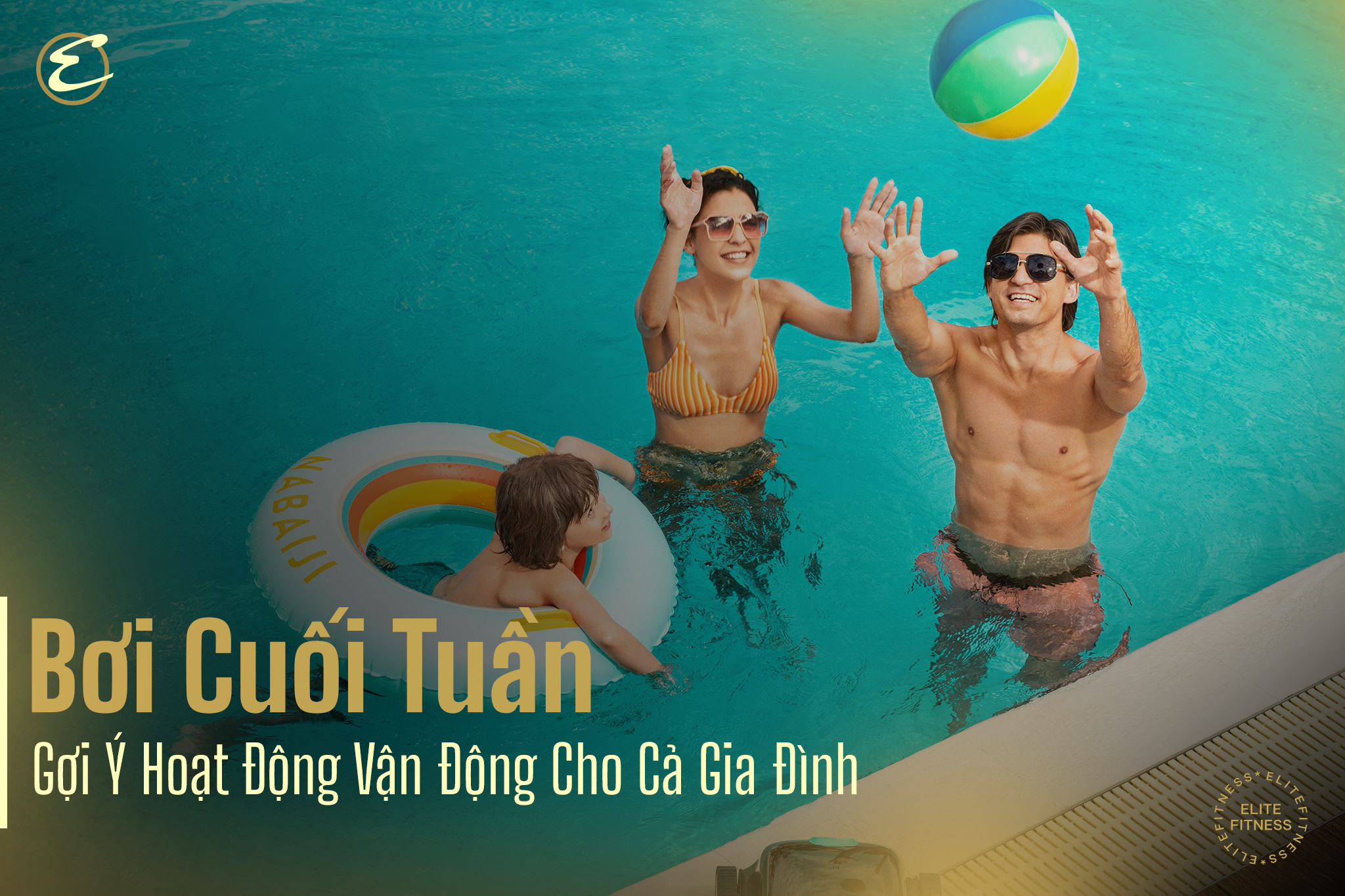 Bơi cuối tuần: Gợi ý hoạt động vận động cho cả gia đình
